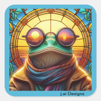 Sticker Carré Sundown Swagger