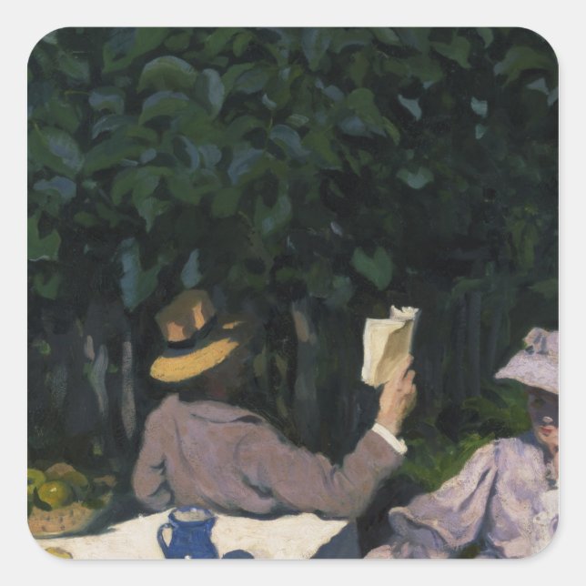 Sticker Carré Sunny Morning, 1905 (Devant)