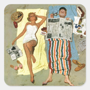 Sticker Carré Sunscreen ?