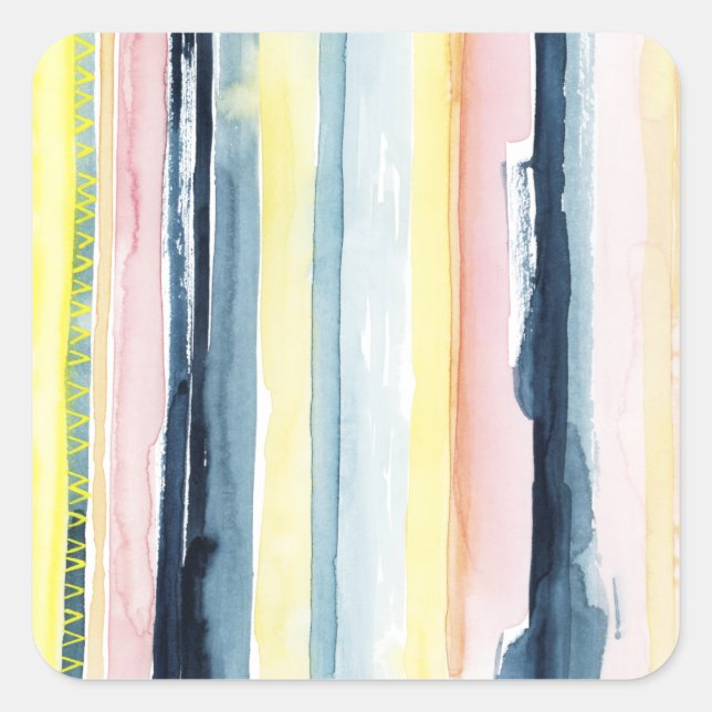 Sticker Carré Sunset Stream I (Devant)