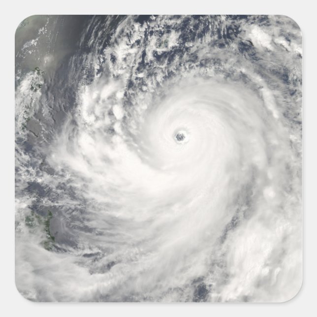 Sticker Carré Super typhon Man-Yi (Devant)