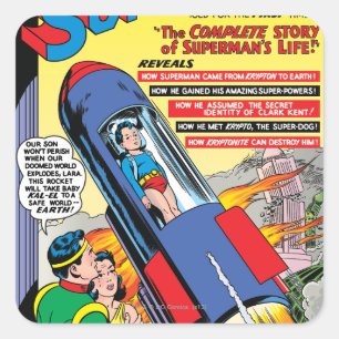Sticker Carré Superman #146