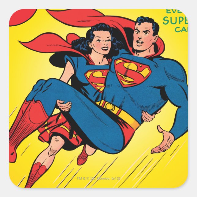 Sticker Carré Superman #57 (Devant)