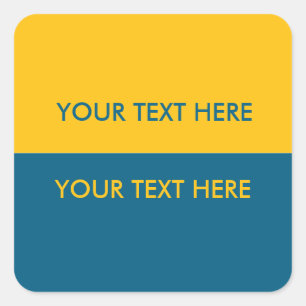 Sticker Carré Support personnalisé pour l'Ukraine