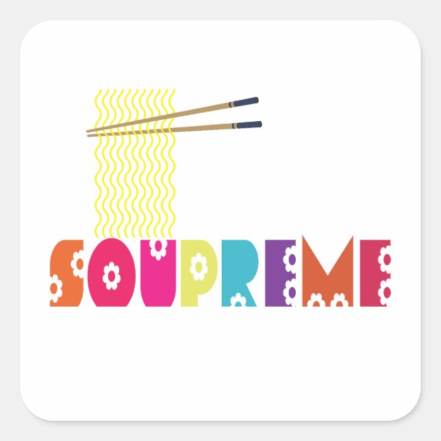 Sticker Carré Suprême (Devant)
