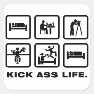 Sticker Carré Surveyeur foncier