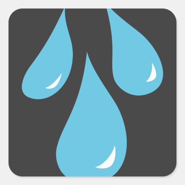 Sticker Carré Sweat - shirt à capuche (Devant)