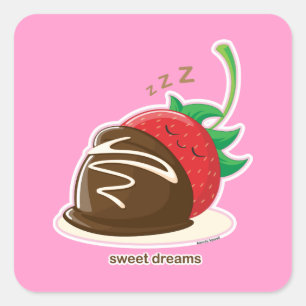 Sticker Carré Sweet Dreams