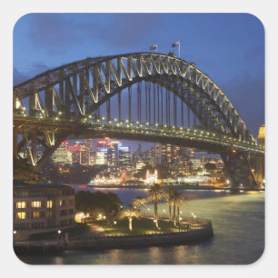 Sticker Carré Sydney Harbour Bridge et Park Hyatt Sydney Hotel