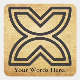 Sticker Carré Symbole de Fawodhodie   de la liberté et de