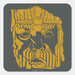 Sticker Carré Symbole de la statue Erebor