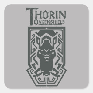 Sticker Carré Symbole du bouclier THORIN OAKENSHIELD™