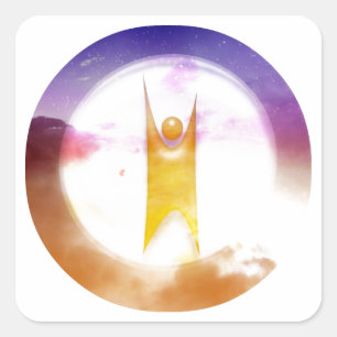 Sticker Carré Symbole humanisme