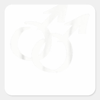 Sticker Carré Symboles gays