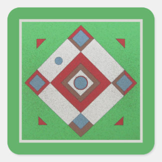 Sticker Carré Tableau de Dartball