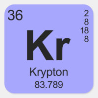 Tableau périodique des éléments (Krypton)