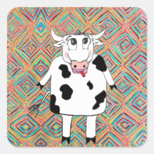 Sticker Carré Tablier d'impression tout-en-un
