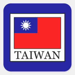 Sticker Carré Taïwan