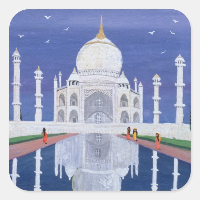 Sticker Carré Taj Mahal 1995 (Devant)