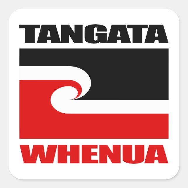 Sticker Carré Tangata Whenua (Devant)