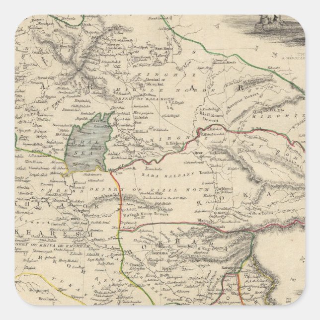 Sticker Carré Tartaire indépendant (Devant)