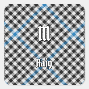 Sticker Carré Tartan à carreaux du clan Haig