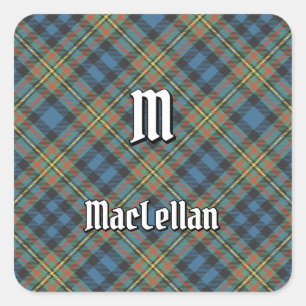 Sticker Carré Tartan ancien du clan MacLellan