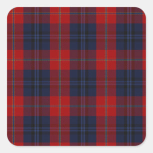 Sticker Carré Tartan de clan de McKnight