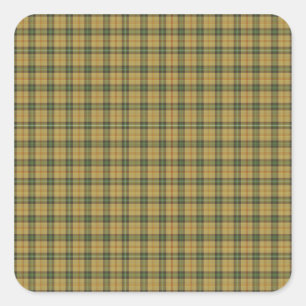 Sticker Carré tartan de la Saskatchewan