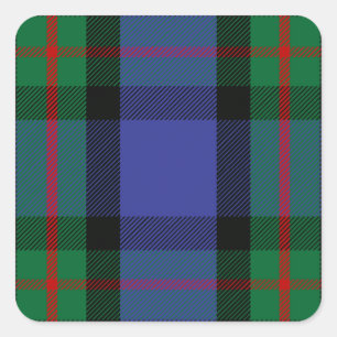 Sticker Carré Tartan de MacLaren de clan