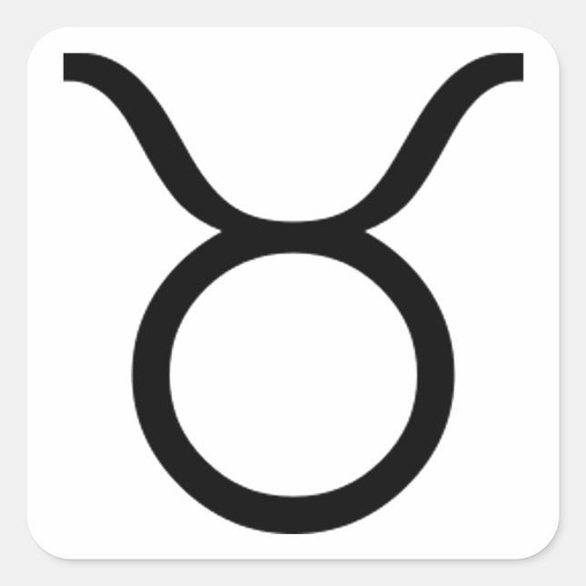 Sticker Carré Taurus (Devant)