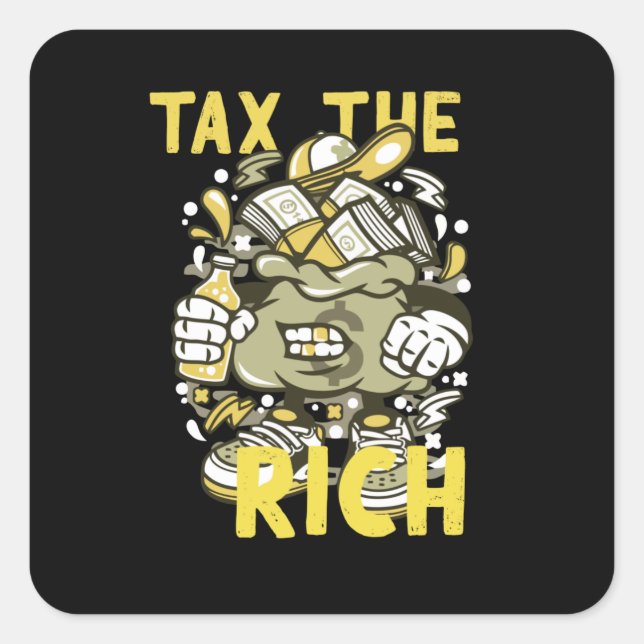 Sticker Carré Tax (Devant)
