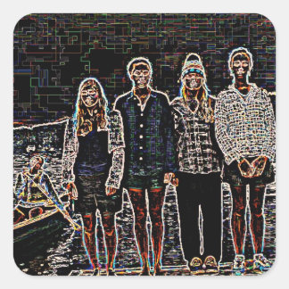 Sticker Carré TechANOE