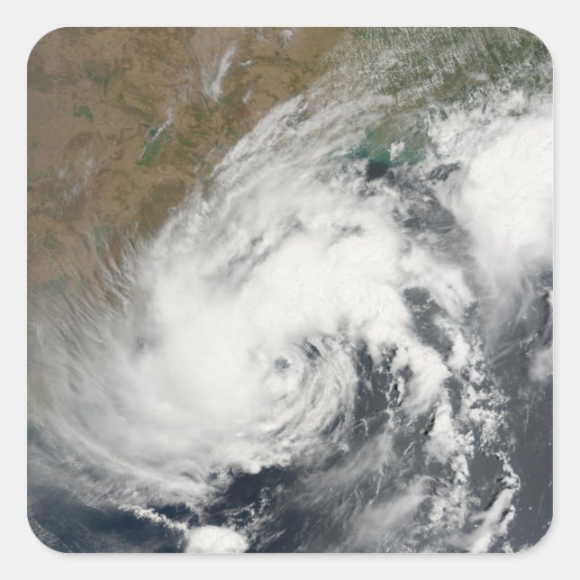 Sticker Carré Tempête tropicale Bijli (Devant)