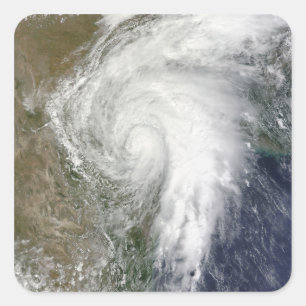 Sticker Carré Tempête tropicale Hermine sur le Texas