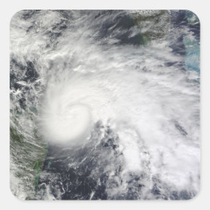 Sticker Carré Tempête tropicale Ida dans la mer des Caraïbes 2