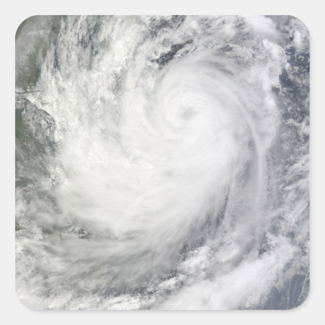Sticker Carré Tempête tropicale Ketsana (Devant)