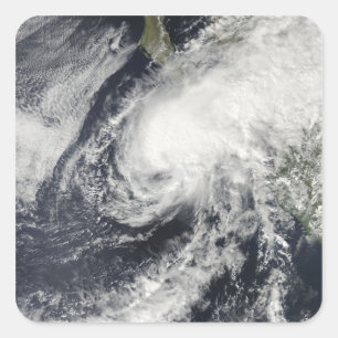 Sticker Carré Tempête tropicale Rick approchant le Mexique