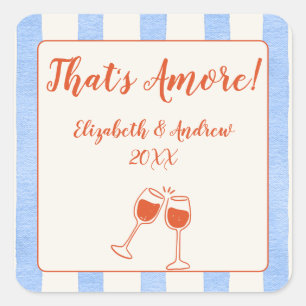 Sticker Carré Tendance main fantaisie dessinée