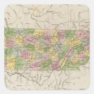 Sticker Carré Tennessee 4