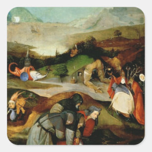 Sticker Carré Tentation de Saint-Antoine