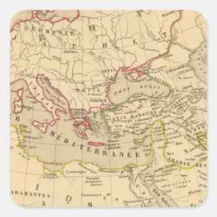 Sticker Carré Terre aux trois fils de Noe