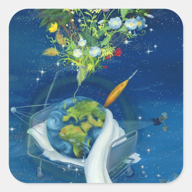 Sticker Carré Terre malade 2008 (Devant)