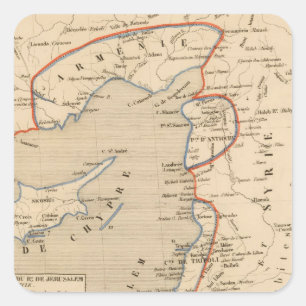 Sticker Carré Terre Sainte depuis la