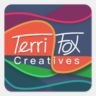 Sticker Carré Terri Fox Creatives