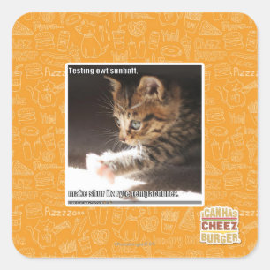 Sticker Carré Test de owt sunbaff