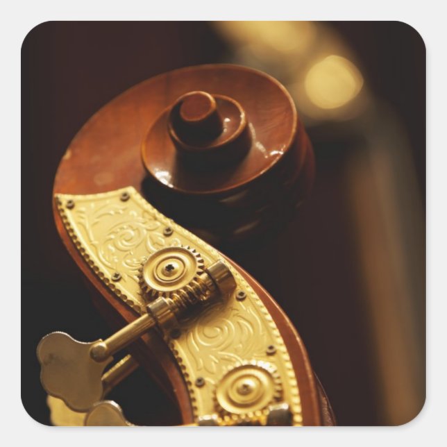 Sticker Carré Tête de basse double 2 (Devant)