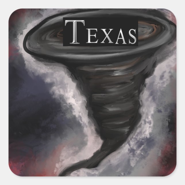STICKER CARRÉ TEXAS (Devant)