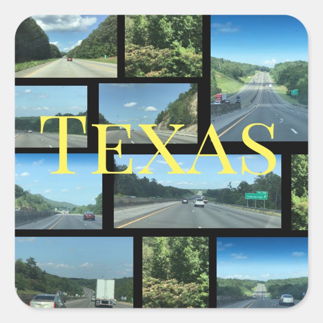 Sticker Carré texas (Devant)