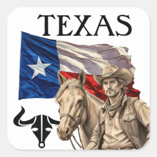 STICKER CARRÉ TEXAS